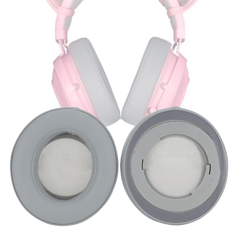 Grey Cotton Headset Ear Pad Headphone Cover Cushion Replacement for