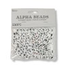 Darice ALPHA BEADS 0791-14 7mm Rnd 250 Piece White Original