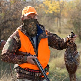 Valvphora Camo Hunting Neck Gaiter Face Mask, Duck, Deer Hunting Accessories Gifts for Men, Face Cover for Sun Uv Protection, Motorcycle Face Masks, Gator Neck is Used for Fishing, Camping,1 Pcs