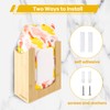 CRAKTH Bamboo Wipes Dispenser Wall Mount, Wipe Box Holder for