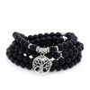 8mm Mala Beads, 108 Meditation Bracelet Necklace with Tree of