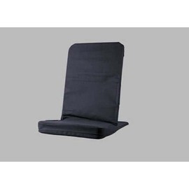 BACKJACK BJI Original BackJack-Made in The USA- Black Cotton Fabric Lightweight Floor Seating Chair for Gaming, Families, Parents, Daycare, Back Support, Reading, Yoga, Meditation, Dorm, School