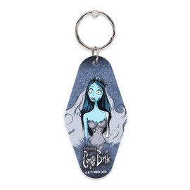 Open Road Brands Corpse Bride Emily Motel Keychain - Vintage Corpse Bride Keychain for Car, House or Office Keys - Great Gift Idea