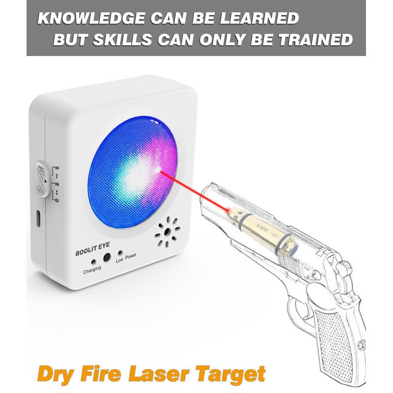BOOLIT EYE Laser Training Target, Dry Fire Target Safely Dry