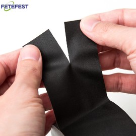 Fetefest Gaffers Tape Black Heavy Duty, 2" by 30 Yards, Professional Grade Gaffer Tape, Non-Reflective, No Residue, Hand Tear, Self-Adhesive, Multiple Purposes (Black, 2 inches x 30 Yards)