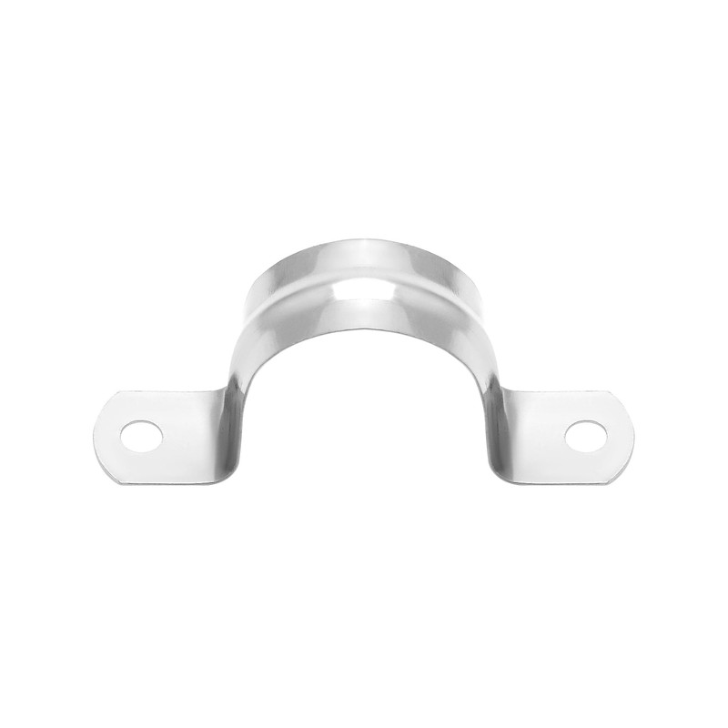 QWORK 1" Rigid Pipe Strap Clamp, 50 Pack Bracket Tube