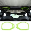 JeCar Green Top Speaker Frame Trim Cover for 2018-2023 Jeep