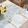 CHUQING Table Runner Chiffon White Table Decoration Birthday Elegant White
