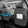 NS YOLO Full Coverage Leather Car Seat Covers Full Set,Waterproof