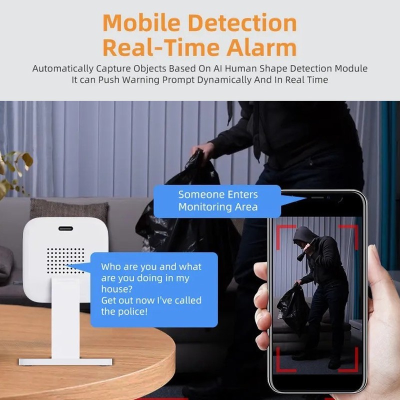 3MP Smart Security Camera Wifi Mini Camera Two Way Voice