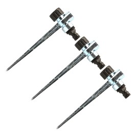 VICASKY 3 Pieces Lawn Sprinkler Ground Spike Irrigation Sprinkler Spike for Garden Sprinkler Stable Use for Effective Lawn Watering Durable Sprinkler Posts