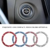MUQIDA 2PCS Bling Car Engine Start Stop Decoration Ring, Crystal