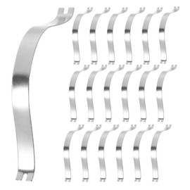 HOLIDYOYO Stainless Steel Spring Clamps: Pack of 100 Picture Frame Hardware Spring Retaining Clips DIY Picture Frame Tools Safety Clips for Hanging Photo Frame Tools