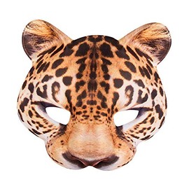 Boland 56731 Half Mask, Leopard, One Size