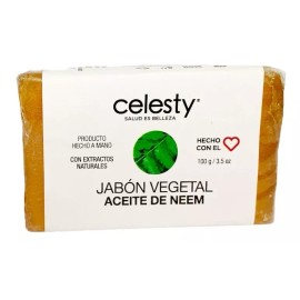 Celesty Jabón Artesanal Natural De Glicerina Con Aroma 100g Mayoreo