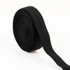 SHELVER Fold Over Elastic Black, Stretch Bias Binding, 15mm, 5