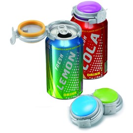 Jokari Fizz-Keeper Can Pump and Pour, Assorted Colors, 1-Pack