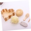 KONTONTY 1set Bath Scrubber Massager Kit Exfoliating Bath Accessories for