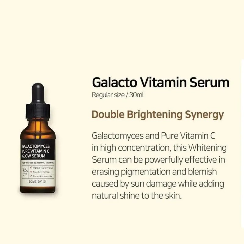 Some By Mi Galactomyces Pure Vitamin C Sérum Iluminador Rostro