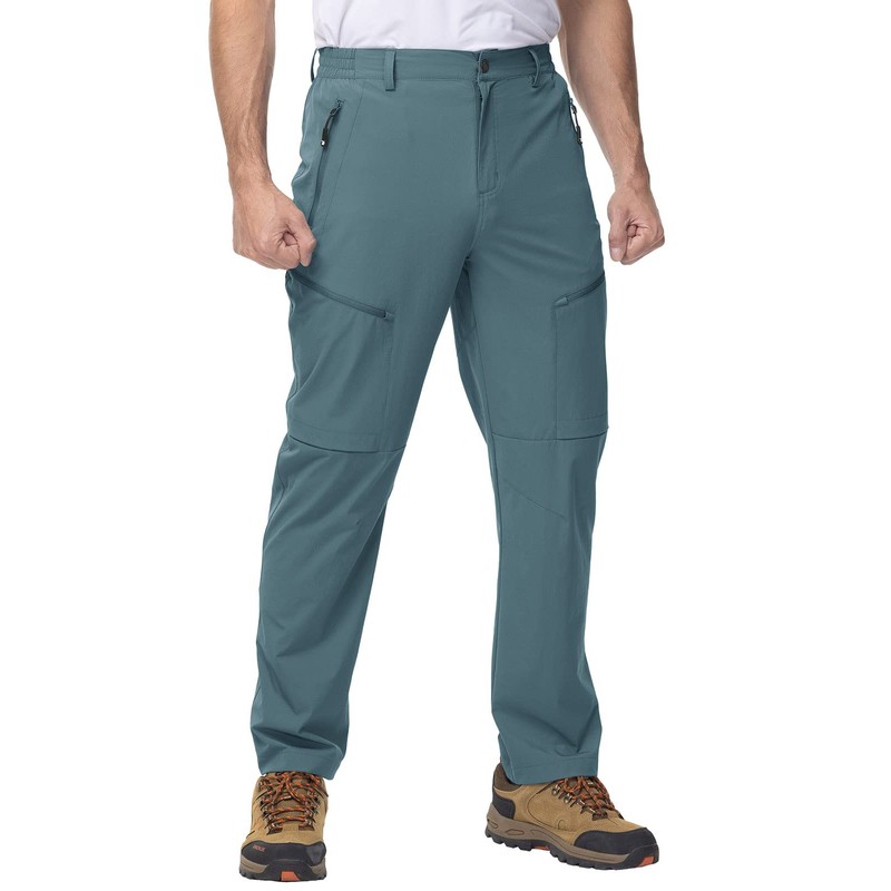 YSENTO - Pantalones de senderismo tipo cargo para hombre, resistentes