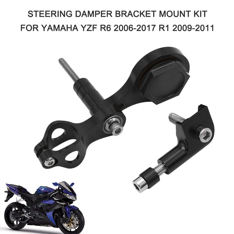Damper Bracket Steering Damper Bracket Mount Kit Motorcycle Steering Damper