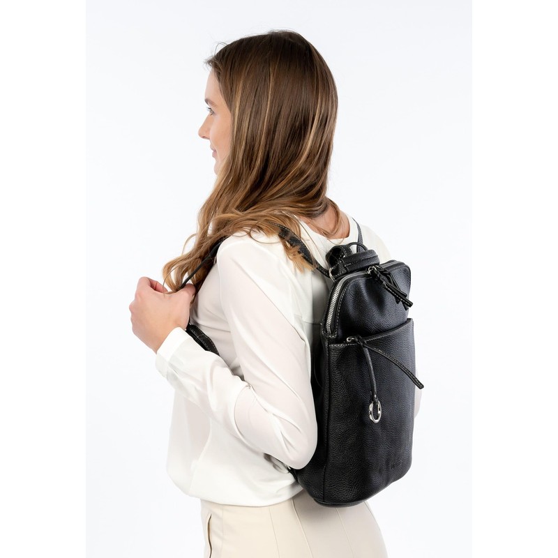 SURI FREY SFY Debby 13606 Women's Backpack Plain, Black 100,