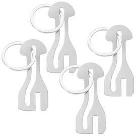 YQQZQ 4Pcs Removable Shopping Trolley Token Key Coin Slot Aussie Shopping Trolley Token Master Key $1 Coin