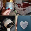 Locacrystal Bling Rhinestone Sticker DIY Car Decoration Stickers Self-Adhesive Hotfix