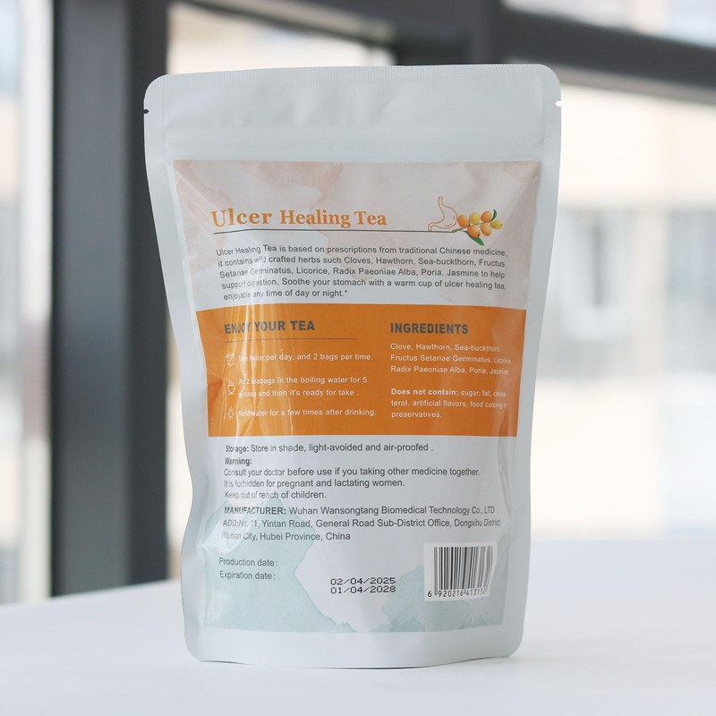 Wins Town Ulcer Healing Tea, Relief Gastritis and Heartburn, Daily