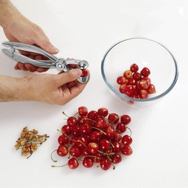 Cherry Corer Remover, Ergonomic Design Cherry Remover, Compact Durable Strong Pitter Aluminum Alloy Olive Vegetable Core Remover Tool Without Fatigue Kitchen Utensils