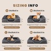 Sweetcrispy Orthopedic Dog Bed, Memory Foam Puppy Sleeping Sofa for