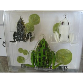 ICast LunkerHunt Lunker Hunt LunkerHunt Lunker & Pocket Frog Combo 1/2 & 1/4 Oz Fishing Bait Lures LFCOM01
