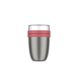 Mepal - Ellipse Thermal Container - Thermal Lunch Pot - Practical Yoghurt Cup & Soup Cup to Take Away - 6-8 Hours Hot & Cold 12 Hours - 500 + 200 ml - Vivid Mauve
