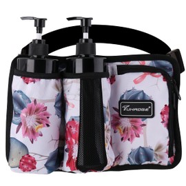 Massage Bottle Bag Massage Oil Holster Lotion Holster Massage Therapist Massage Oil Holster Massage Lotion … (Hua, 3 Bottle)