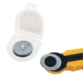 AUTOTOOLHOME 18mm Rotary Cutter Blades,10 Pack, Best for Crafters, Quilters, Scrap Bookers, Super Sharp For Neat Cuts, for OLFA Fiskars TRUE CUT Brand Cutters