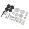 60Pcs Cutting Disc Wheel Cutter Rotary Tool Circular Saw Blade
