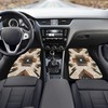BENXINYA Boho Aztec Car Mats Set of 4 Shabby Hardwood