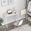 WOHOMO Folding Desk, Small Foldable Desk 31.5" for Small Spaces,