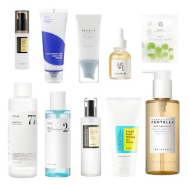 Kit Skincare Coreano 12pzas Limpieza Hidratante Aclarante