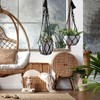 WeedGuard Outdoor Plant Hanger Macrame – Handcrafted Bohemian Holder with