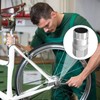 Nazaz Bicycle Cassette Puller Freewheel Removal Tool Compatible with Shimano