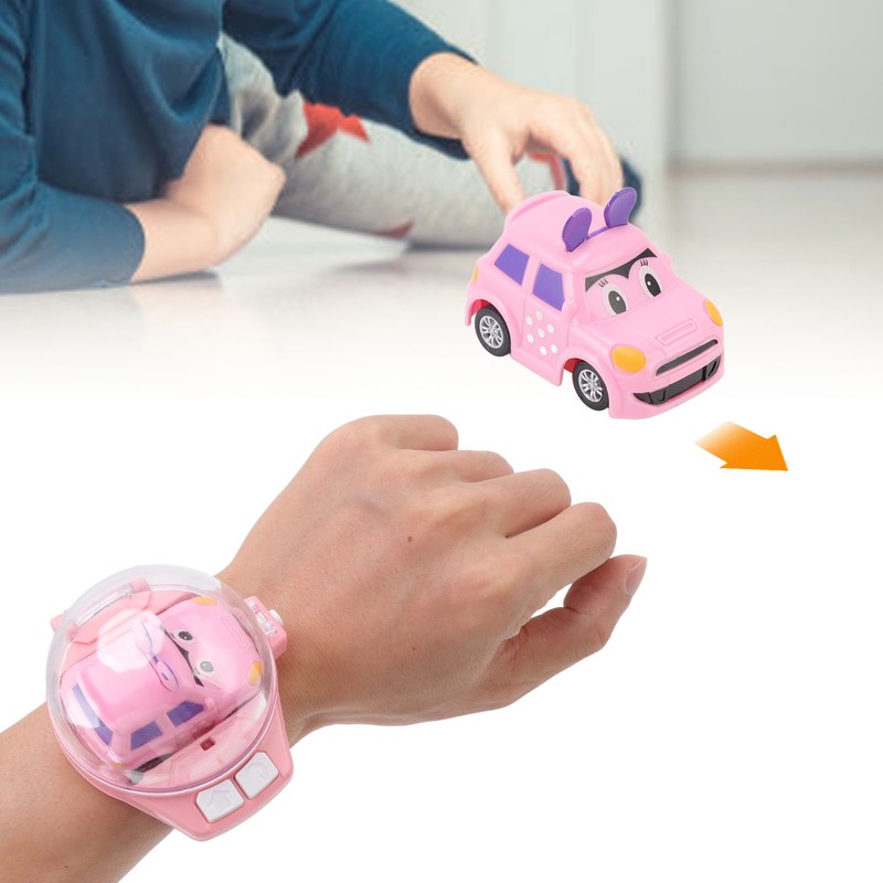 Watch RC Car USB Charging Cartoon Cute Mini RC Car