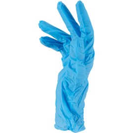 AME D’ESSENCE (200 Count) - Blue Powder-Free Disposable Nitrile Gloves, Size S, M, L and XL - Latex-Free (Large)