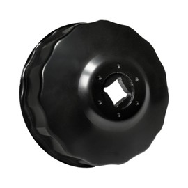 Polaris Oil Filter Wrench - 15 Flute Oil Filter Remover with a 73 mm (2-7/8") Diameter - Used With 3/8" Drive - Heavy Duty, Effective Tool for Easy and Efficient Oil Filter Removal and Maintenance -