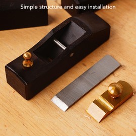 Candeon Mini Wood Planer Hand Planer, Round Base Mini Planer Single Hand Planer Woodworking Planer, Small Edge Planer Block Planer Curved Planer for Round Surface Smoothing, Trimming Bowls Smoothing