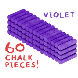 Kid Made Modern 60 Count Pack of Sidewalk Chalk – Violet