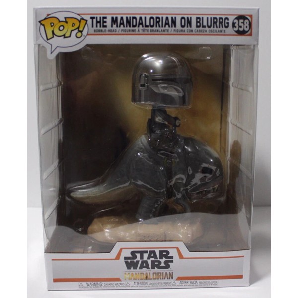 Funko POP Deluxe: Mandalorian - The Mandalorian on Blurrg In