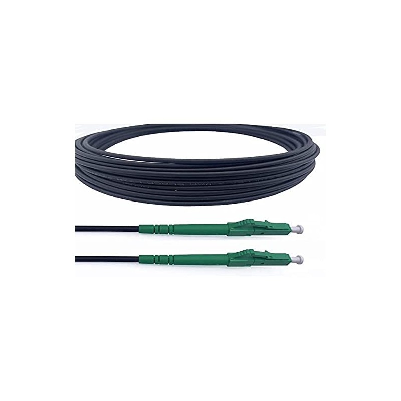 Elfcam® - Gepanzerte Glasfaserkabel LC/APC auf LC/APC Stecker, Simple Singlemode