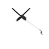 Recliner-Handles Replacement Cable 3.85" Exposed Wire, 6mm Barrel, 40.25" Overall
