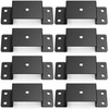 FOROIRON 8 Pcs Trailer Stake Pocket Bracket for 2'' x